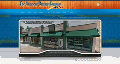 Desktop Screenshot of americanbilliards.net