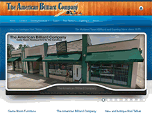 Tablet Screenshot of americanbilliards.net